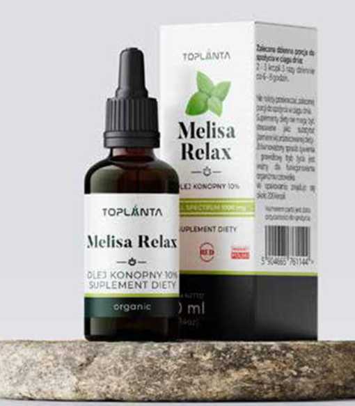 Melisa Relax – CBD 10% – Olejek – 10ml
