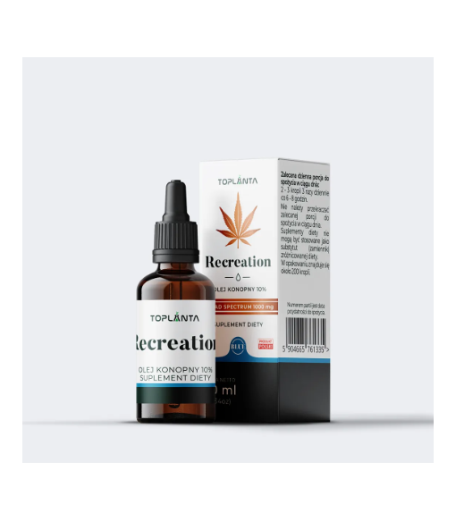 Recreation BLUE - CBG 10 %  - Olejek - 10ml