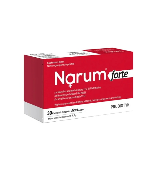 Suplement diety Narum Forte probiotyki 30 kapsułek