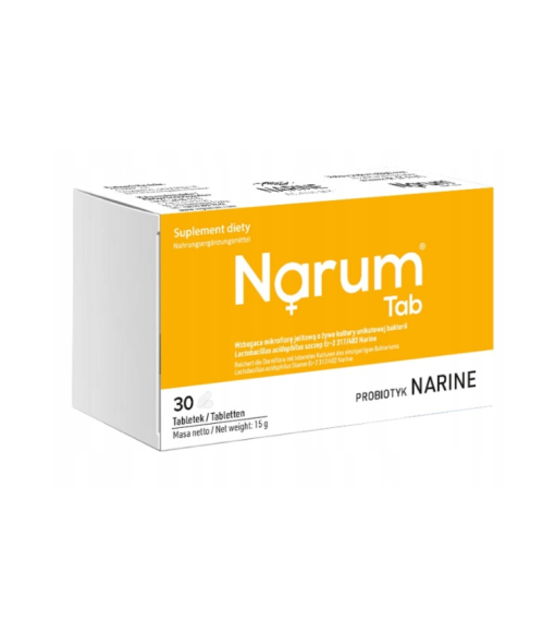 Suplement diety Narum Tab probiotyki 30 szt. 15 g