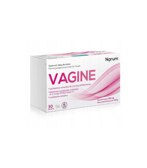 Narum Narine Vagine 150 mg probiotyk dla kobiet 30 kapsułek