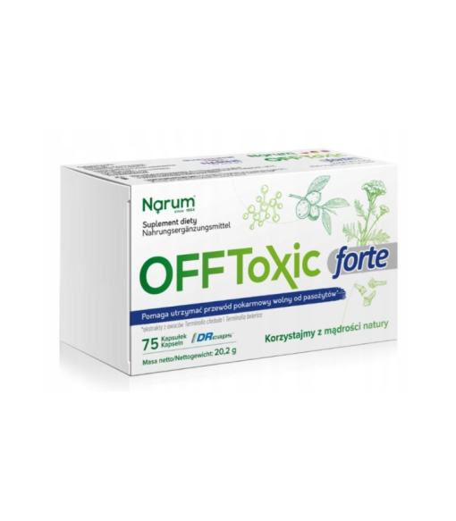 Suplement diety Narum OFFToxic Forte wegański 75 kapsułek