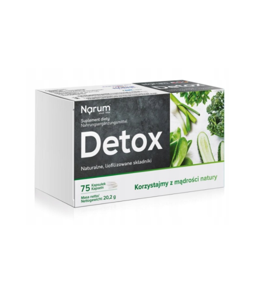 Narum Detox 200mg probiotyk 75 kapsułek