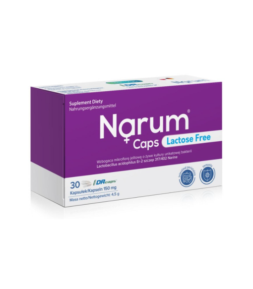 Suplement diety Vitaway Narum Lactose Free kapsułki 30 szt.