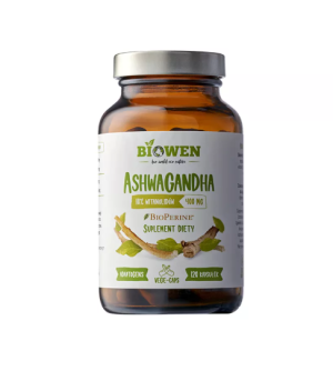 Suplement diety Biowen Ashwagandha 400 mg 120 kapsułek