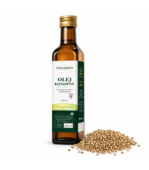 Olej konopny – Tłoczony Na Zimno 250 ml Lekkostrwny