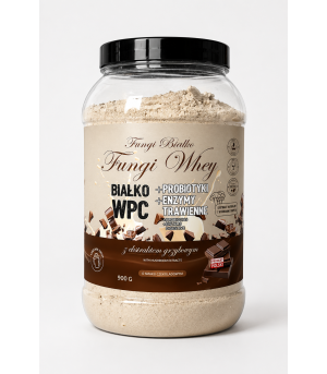 WHEY/Białko FUNGI + Probiotyki + Enzymy trawienne + ekstrakty z grzybów