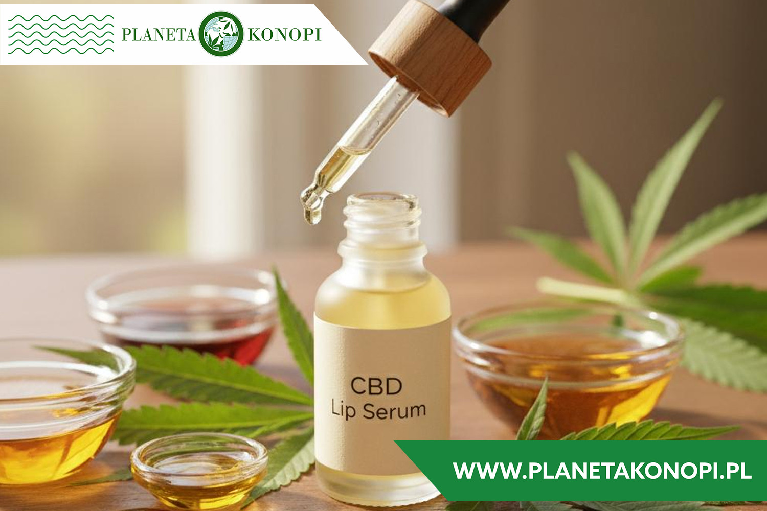 Serum CBD do ust nawilżające